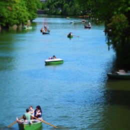 Entspanntes Paddeln auf dem Neckar