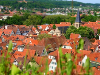 Blick auf Tübingen